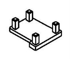 PIEDINI-TAPPI IN PVC PER MONTANTE LB6