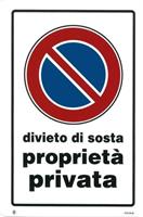 CARTELLI PL.DIV.SOSTA PROPI.PRIV.20X30