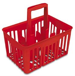 CESTELLO PORTABOTTIG.LT1 6 POSTI ROSSO