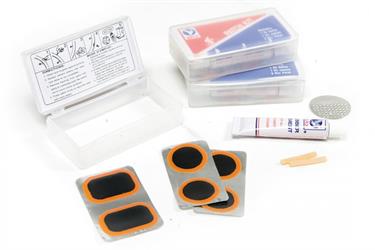 KIT RIPARAZIONI BICI PEZZE+MASTICE