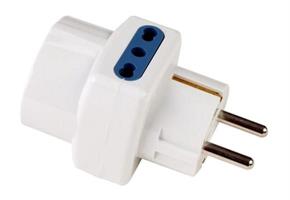 ADATTATORE TRIPLO 3PR/BIP+1SCH SP/SCHU