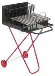 BARBECUE SUPER-GRILL CM 50 CON RUOTE