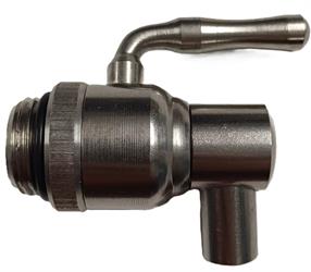 RUBINETTO A LEVA 1.2 CONT. INOX ITALIA