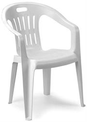 SEDIA PIONA BIANCO IN PLP