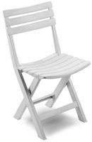 SEDIA BIRKI BIANCO PIEGHEVOLE IN PLP