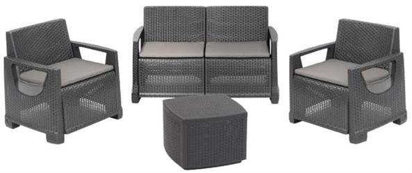 SET RATTAN BELLAGIO ANTRAC. C.CUSCINI