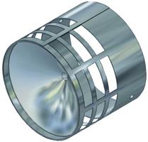 TERMINALE SCARICO FUMI ACC. INOX D.80