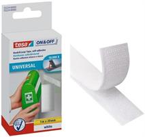 NASTRO VELCRO ADES. BIANCO MM20X250CM