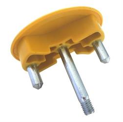 MANOPOLE GIALLE X SCALE ALLUMINIO PZ.2