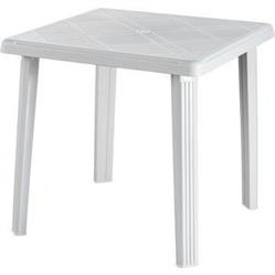 TAVOLO RODI 75X75X H 72  BIANCO