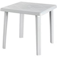 TAVOLO RODI 75X75X H 72  BIANCO
