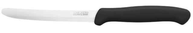 COLTELLO TAVOLA PUNTA TONDA NERO PZ.6