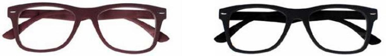 OCCHIALI LET.FIRENZE ROSSO DI.3,00 PZ4