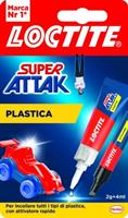 ADESIVO ATTAK PLASTICA 2 GRAMMI+ATTIV.