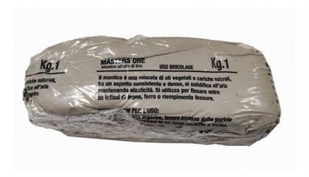 MASTICE GRIGIO PER VETRI KG.1