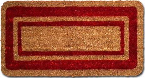 ZERBINO COCCO CM.40X80 ROSSO