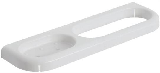 PORTA SAPONE-SALVIETTA ABS BIANCO ECO