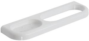 PORTA SAPONE-SALVIETTA ABS BIANCO ECO