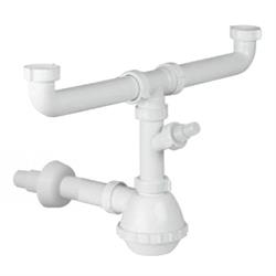 SIFONI PLAST.2 VIE S.PILET.SCARICO LAV