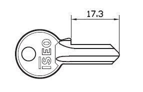 CHIAVI GR.PIC.DX 3S  ISEO