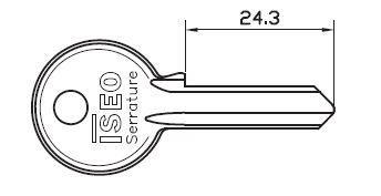 CHIAVI GR.PIC.DX 5S  ISEO