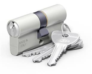 CILINDRO OMEC 27+33 SAGOMATO ALLUMINIO