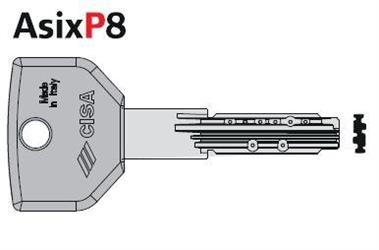 CHIAVE ASIX P8 1.00670.10.0