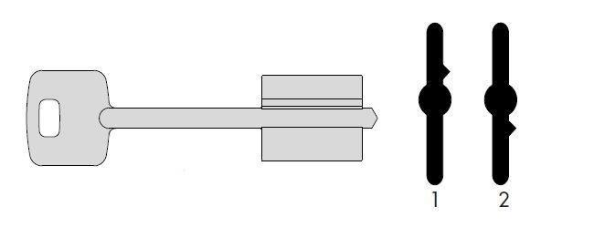 CHIAVE A DOPPIA MAPPA 1.00120.00.2