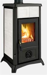 STUFA A LEGNA GEMMA KW 6 BIANCA