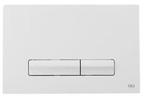 PLACCA BIANCA DOPPIO SCARICO GLAM OLIV