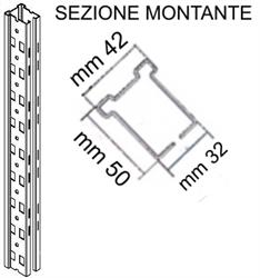 MONTANTE LB6 GRIGIO MM.H2495
