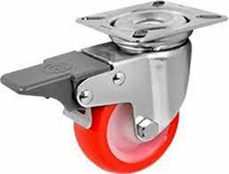 RUOTE IN POLIURETANO 60X25 C.P.E FRENO