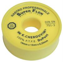 NASTRO TEFLON PTFE 19MM 15MT 0,2MM