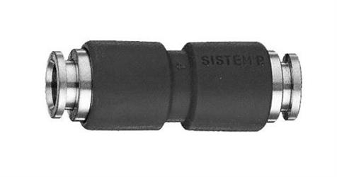 RACCORDO INTERMEDIO DRITTO 6 MM 50/B