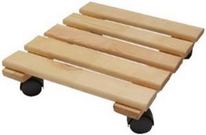 CARRELLO QUADRO C/RUOTE CM.30X30X7