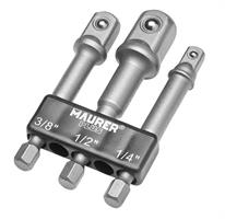 SET 3PZ ADATTATORI X BUSS. 1/4-3/8-1/2