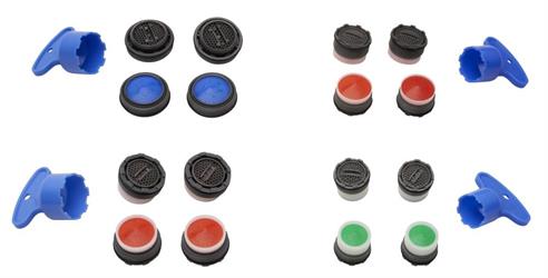 ASS. PZ.16 AEREATORI VARI CON 4 CHIAVI