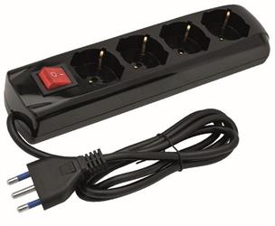 MULTIP. 4 SCHUKO-BIP. SP.2P+T 16A INT.