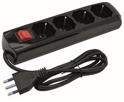 MULTIP. 4 SCHUKO-BIP. SP.2P+T 16A INT.