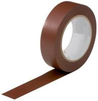 NASTRO ISOL.PVC MAURER 15X10MT MARRONE