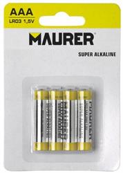 BATT.MAURER ALCAL.ULTRA MINISTILO PZ 4