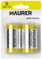 BATT.MAURER ALCALINE 1,5V TORCIA PZ 2