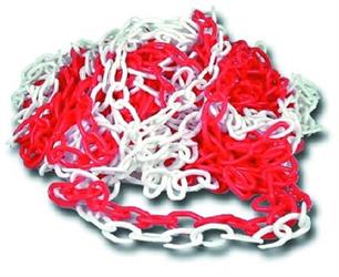 CATENA IN PLAST.BIANCA ROSSA MM 6 MT25