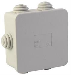 CASSETTA STAGNA IP44 R.80X80-6 PASSAC.