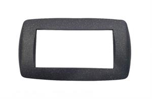 PLACCA MILLENIUM 4 FORI MODERN NERA