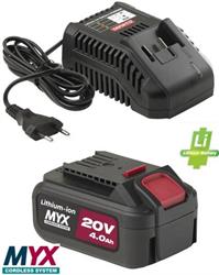 SET CARICAB.UNIVERSALE+1 BATT.4AH 20V