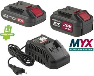 SET 2 BATT.20V 2AH+4AH+CARIBA.UNIVERS.
