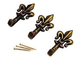 GANCI DECOR GIGLIO PICCOLO BRONZO PZ.5