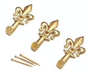 GANCI DECOR GIGLIO PICCOLO ORO PZ.5