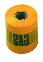 NASTRO SEGNAL.GIALLO TUBO GAS   MT.200